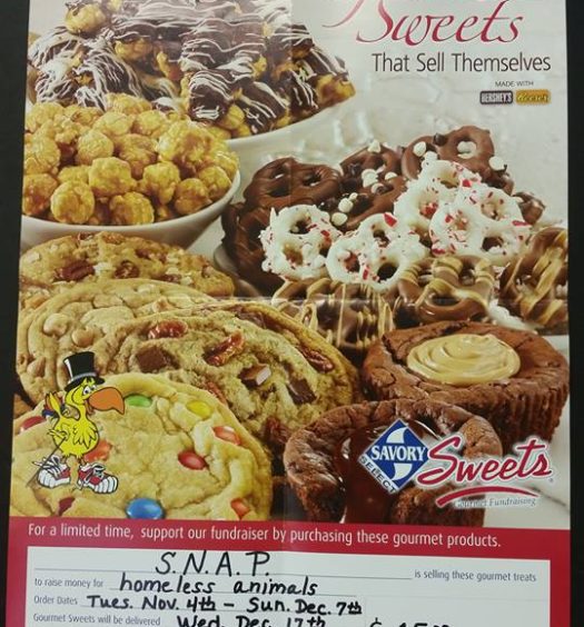 A poster of gourmet sweets that sell themselves