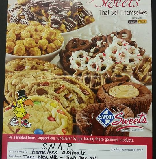 A poster of gourmet sweets that sell themselves