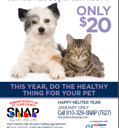 A poster of this year do the healthy thing for your pet