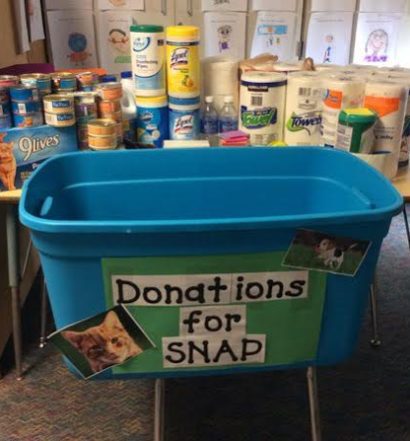 2nd Graders Donate Palms Elementary2