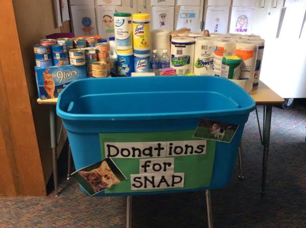 2nd Graders Donate Palms Elementary2
