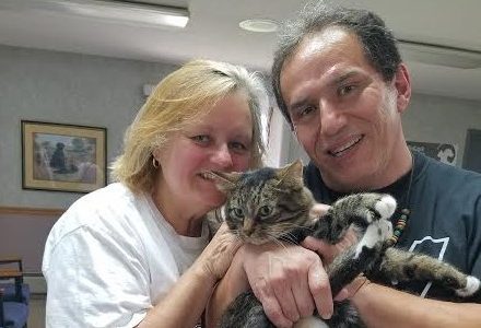 Sweet kitty Simba found his family!