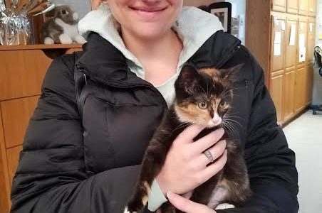 First pet adopted in 2017!