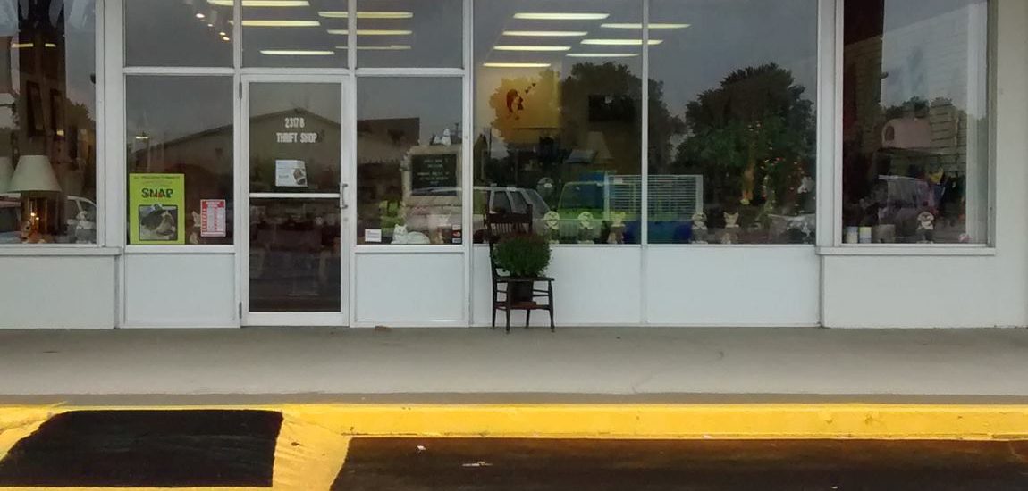 A storefront of human society of st. clair county