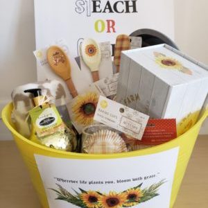 Sunflower Raffle Basket